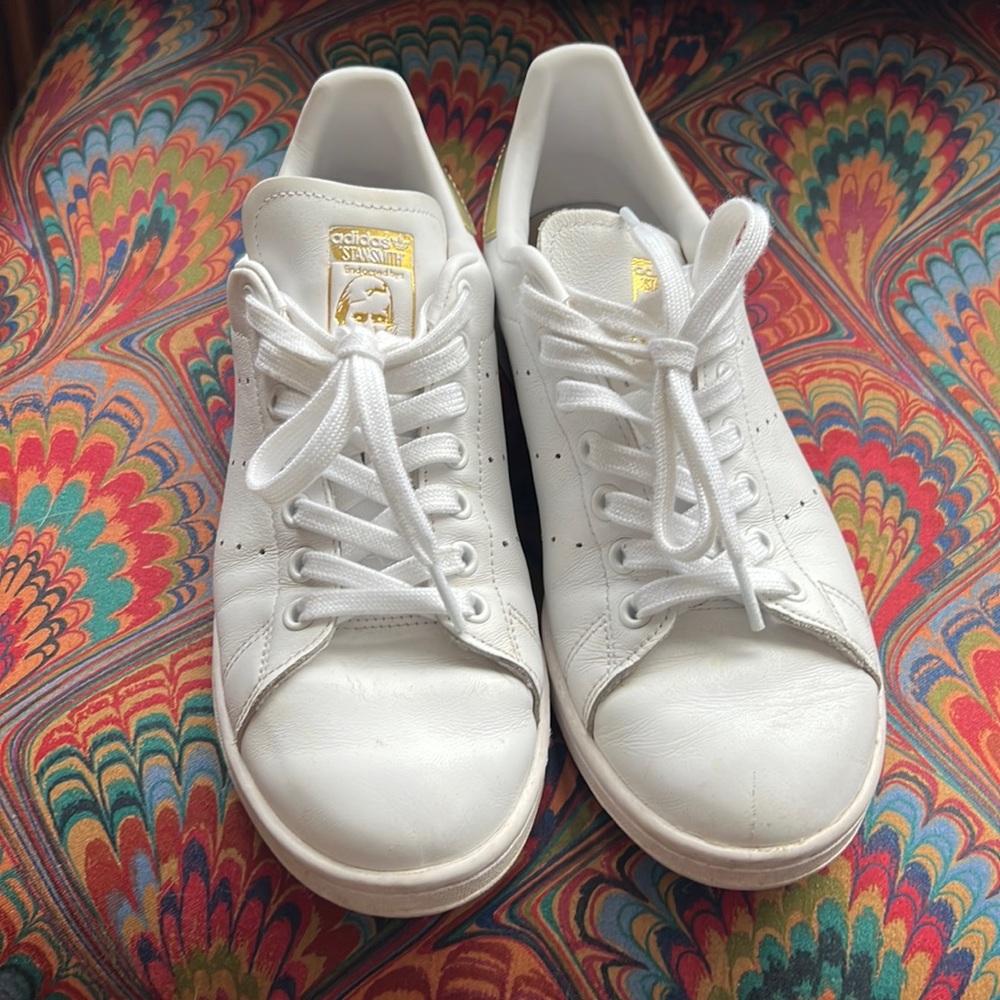Gold Stan Smith Sneakers Sz 39.5